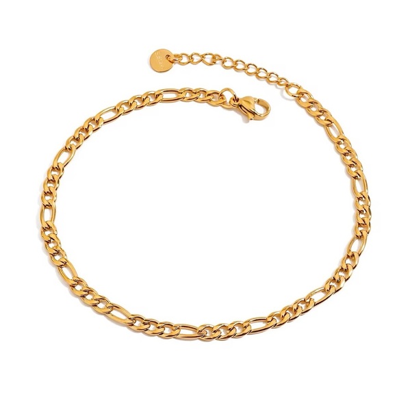 18K Gold Plated Anklet - Picture 2 of 8